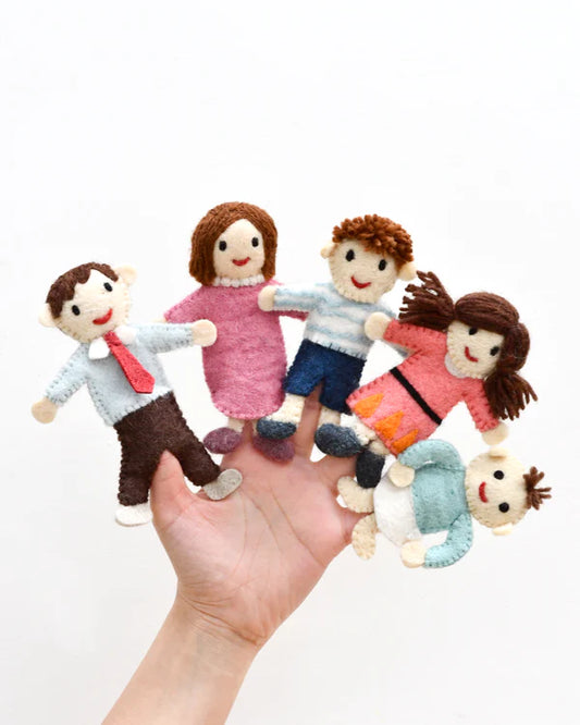 Tara Treasures | Finger Puppet Set - Finger Family