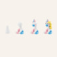 Hey Clay | Rainbow Unicorn Set - Large