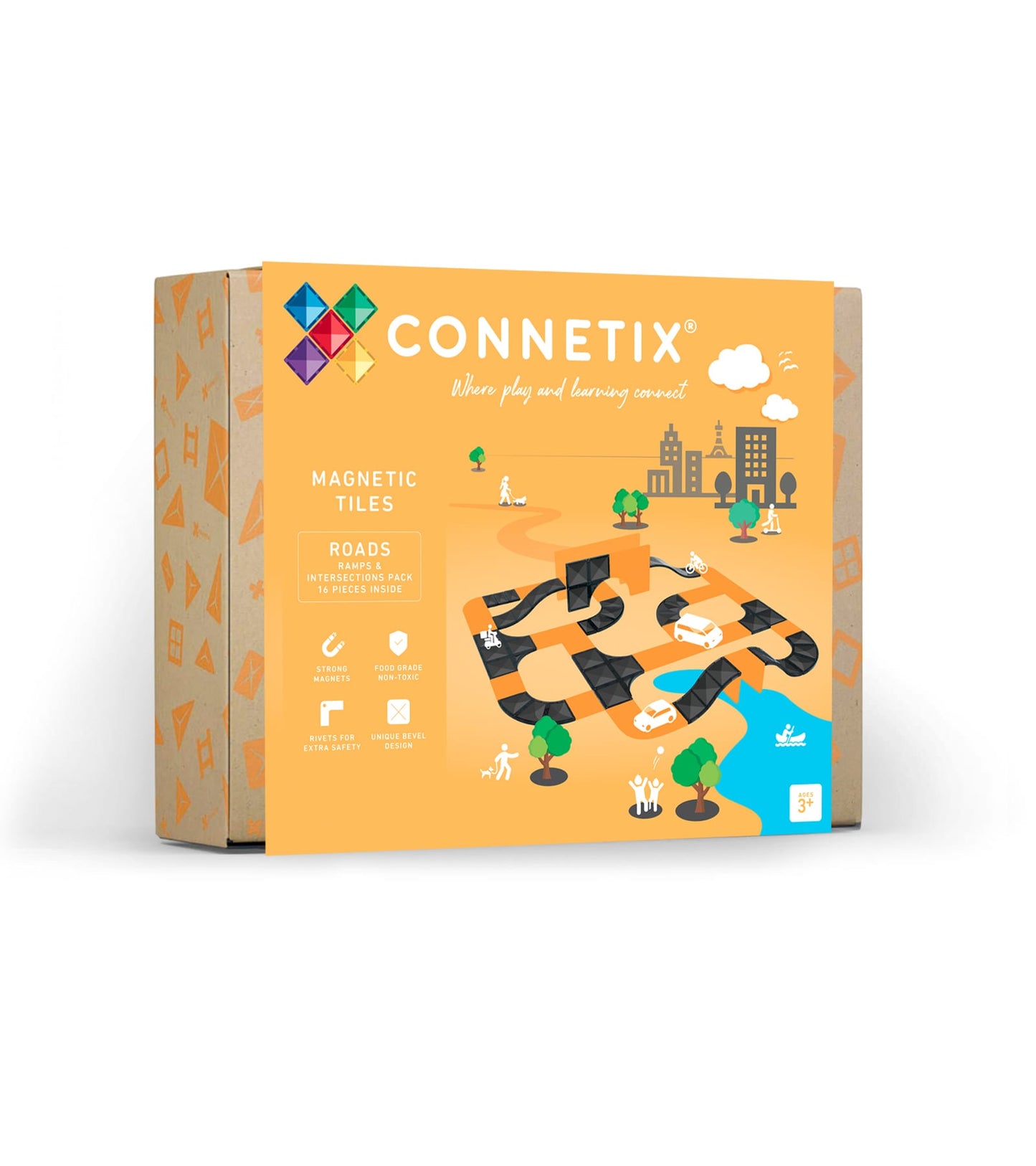 Connetix | ROADS Ramps & Intersections (16pc)