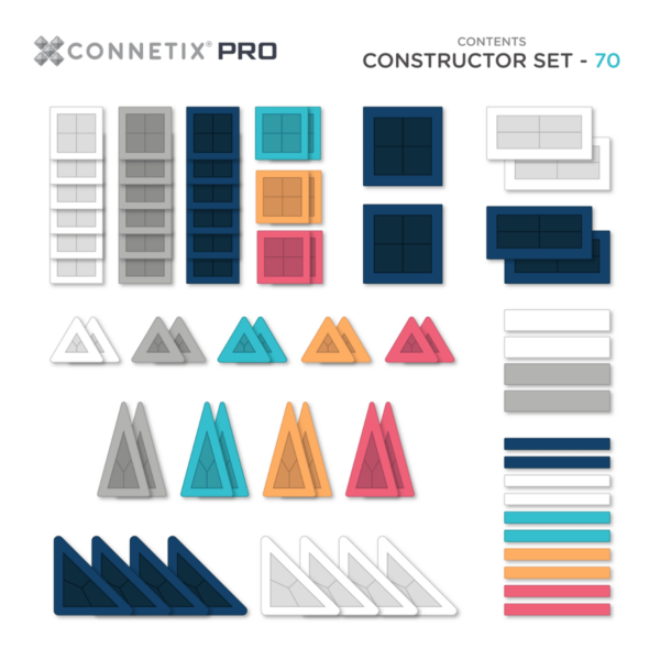 Connetix | PRO Constructor Set (70pc) PRE ORDER