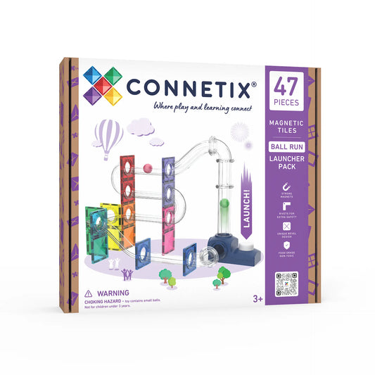 Connetix | Ball Run Launcher Pack (47pc)