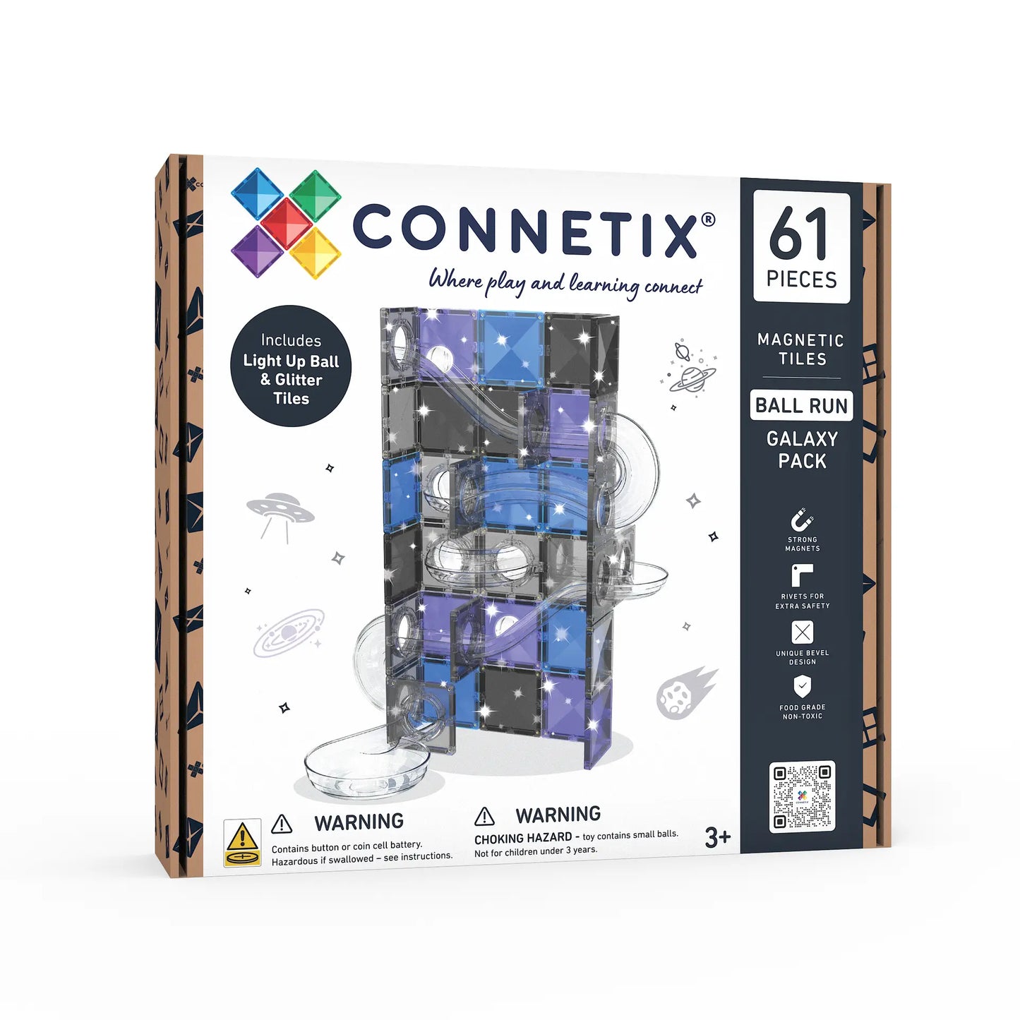 Connetix | Ball Run Galaxy Pack (61pc)