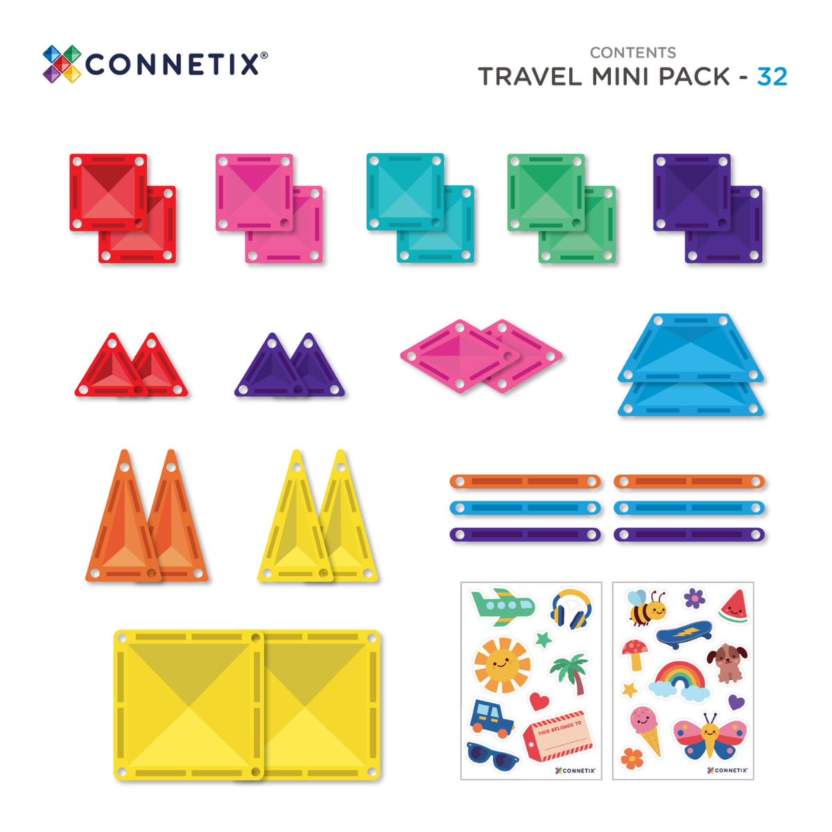 Connetix | Travel Mini Pack (32pc)