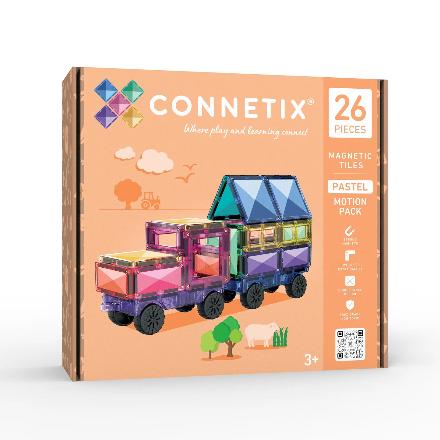 Connetix | PASTEL Motion Pack 26pc