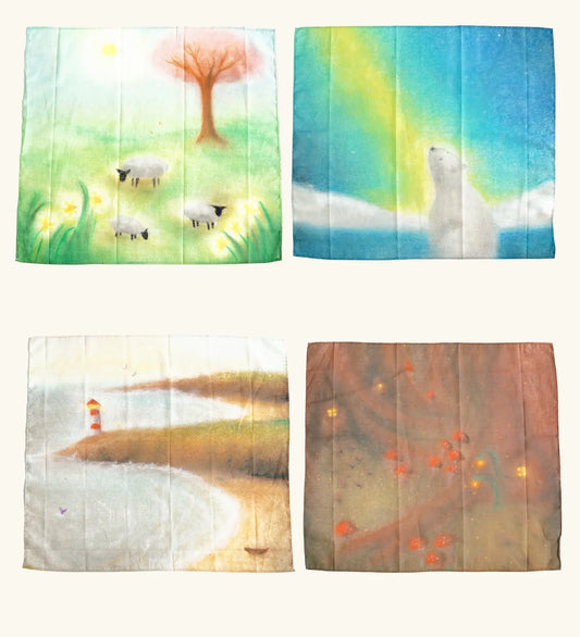 Laura's Play Cottons | Illustrated Cloths (various)