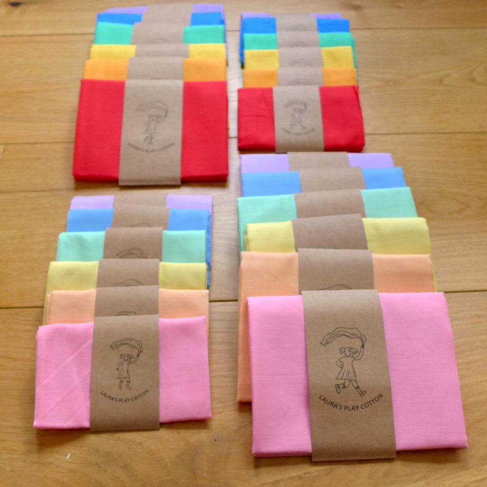 Laura's Play Cottons | Pastel Colours (various)