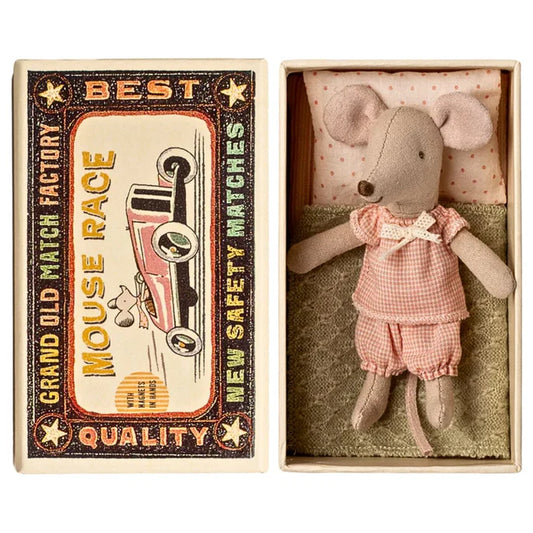Maileg | Little Sister Mouse in Matchbox (various)
