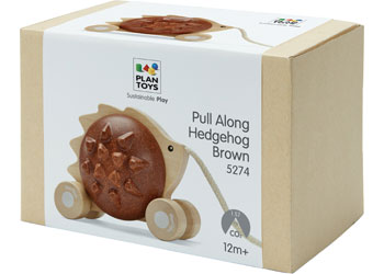 Plan Toys | Pull-Along Musical Hedgehog
