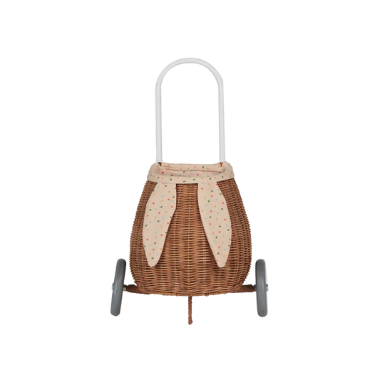 Olli Ella | Rattan Bunny Luggy with Lining