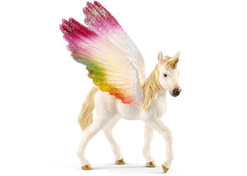 Schleich | Winged Rainbow Unicorn Foal
