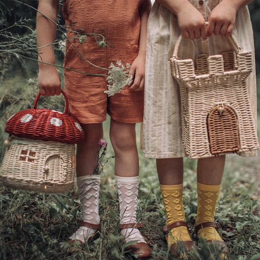 Olli Ella | Rattan Castle Bag