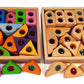 Bauspiel | Fairy Tale Window Colourful - 36pc