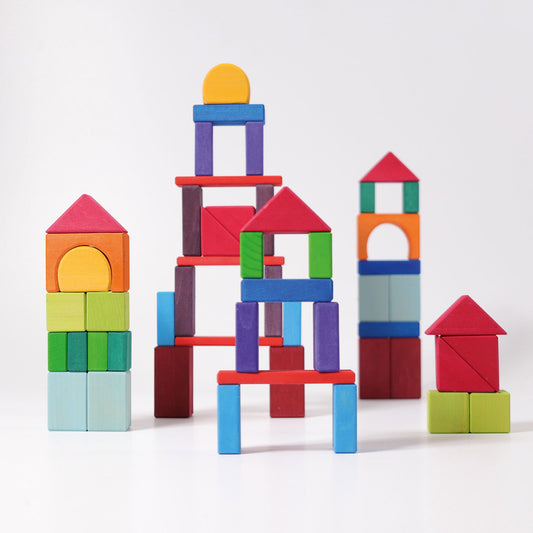 GRIMMS | Geometric Coloured Blocks - 60pc