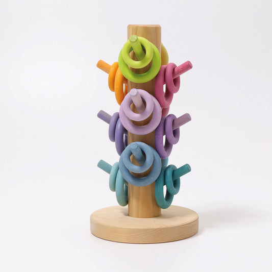 GRIMMS | Sorting Helper Building Rings (Pastel)