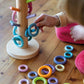 GRIMMS | Sorting Helper Building Rings (Pastel)