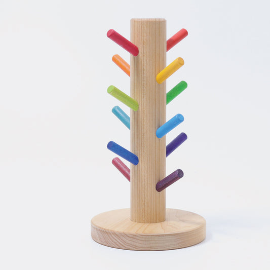 GRIMMS | Sorting Helper Building Rings (Rainbow)