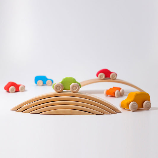 GRIMMS | Coloured Wooden Cars