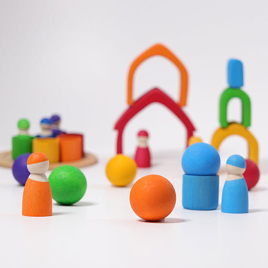 GRIMMS | Stacking House (Rainbow)