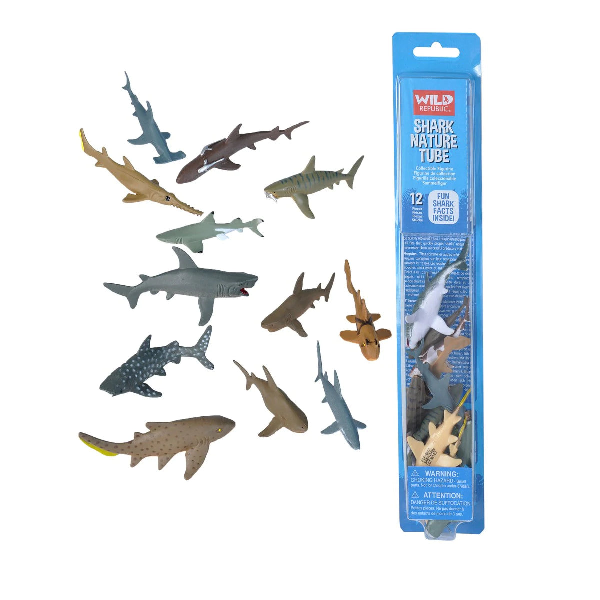 Wild Republic | Nature Tube - Shark Collection
