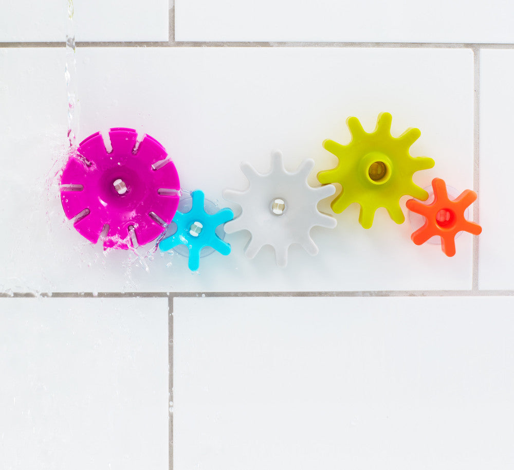 Boon | Cogs Building Bath Toy Set (Purple/Blue)