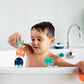 Boon | Jellies Suction Cup Bath Toy Set (Navy/Orange)