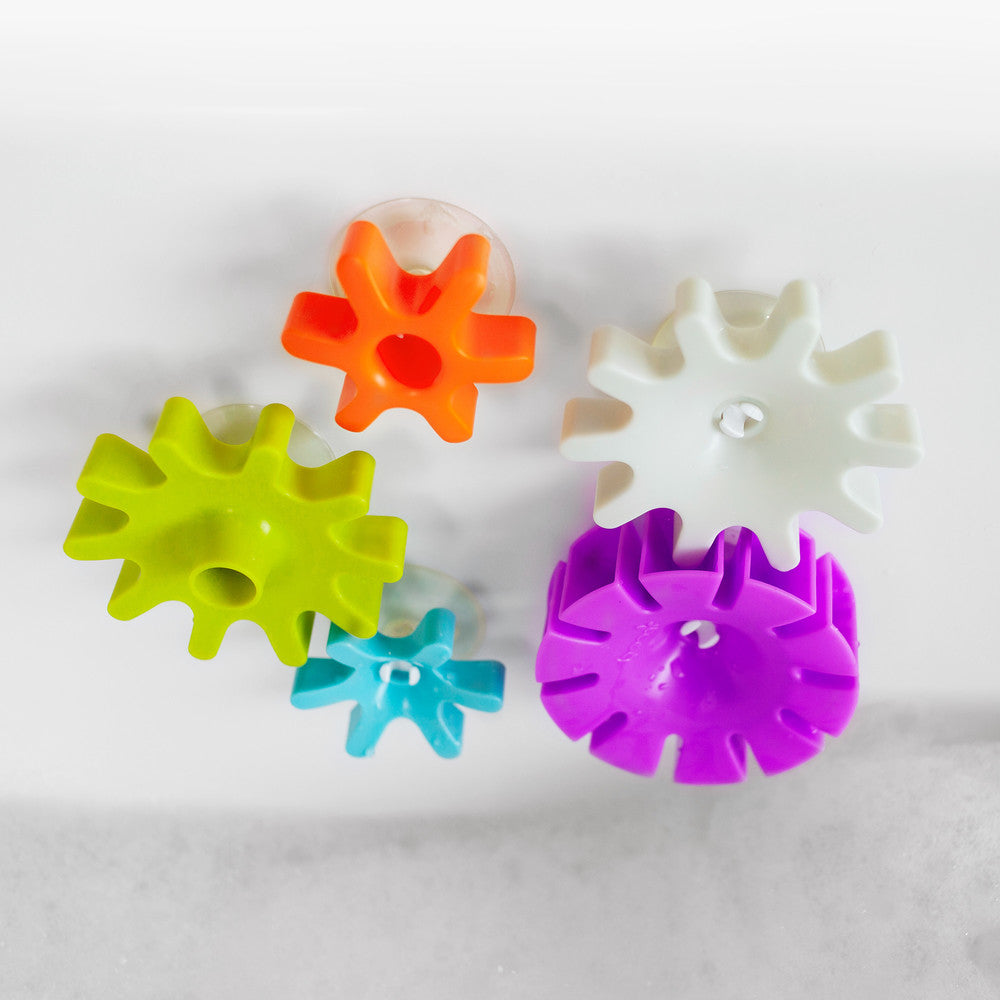 Boon | Cogs Building Bath Toy Set (Purple/Blue)