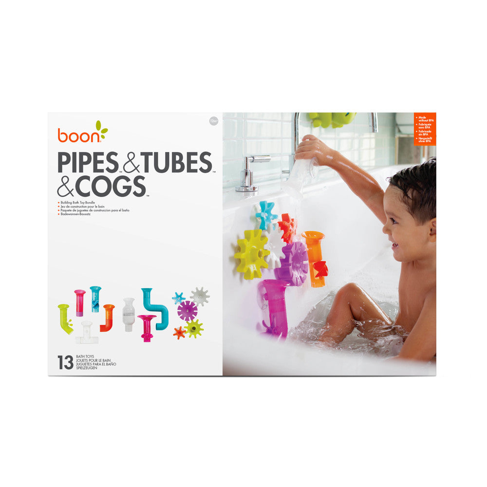 Boon | Bath Toy Bundle (Pipes & Tubes & Cogs)