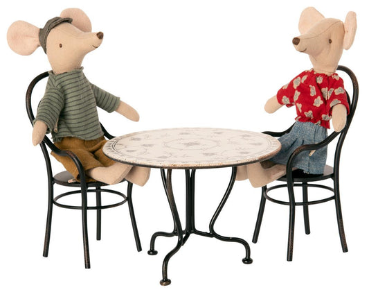 Maileg | Dining Table Set with Two Chairs