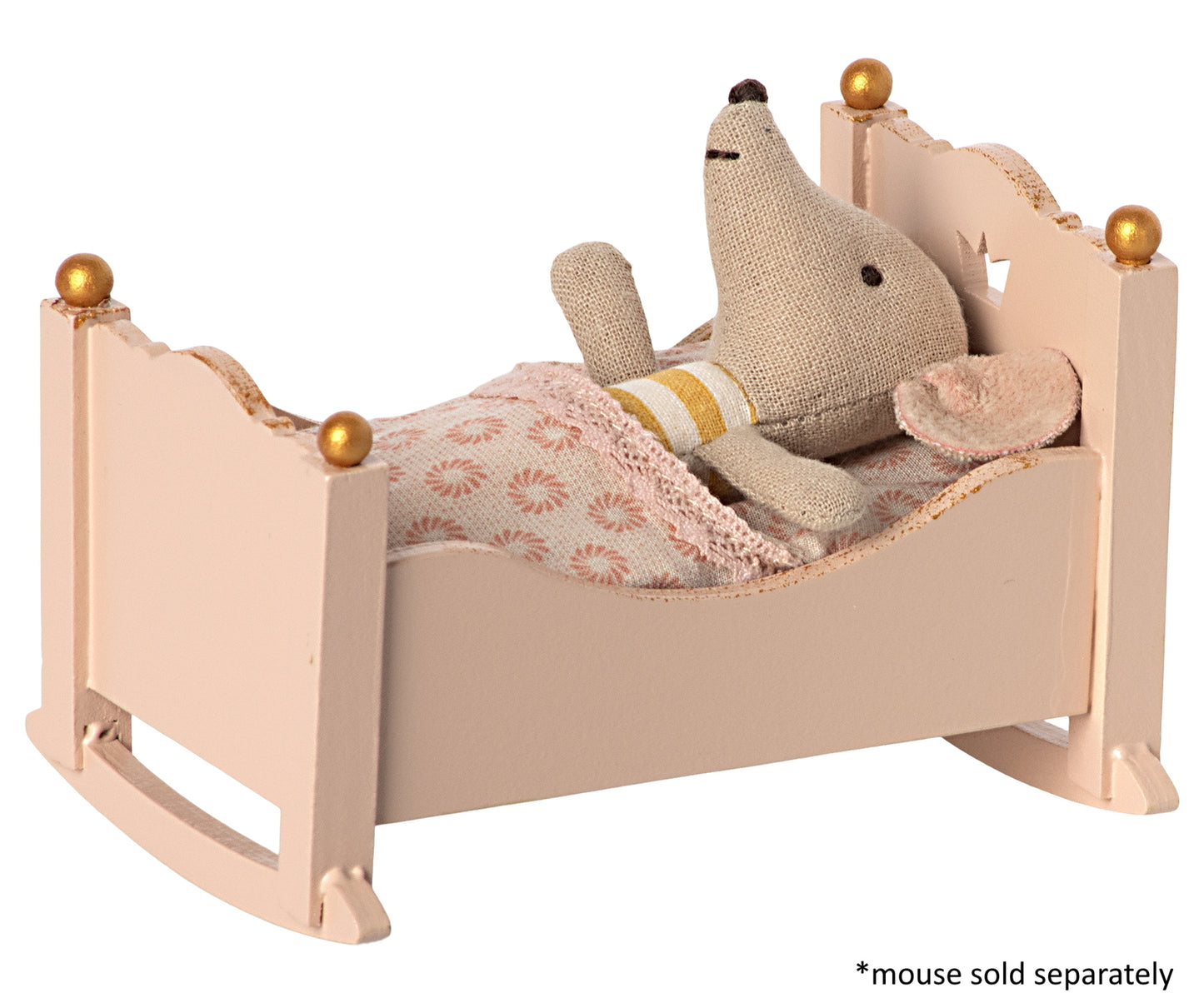 Maileg | Baby Cradle - Mouse