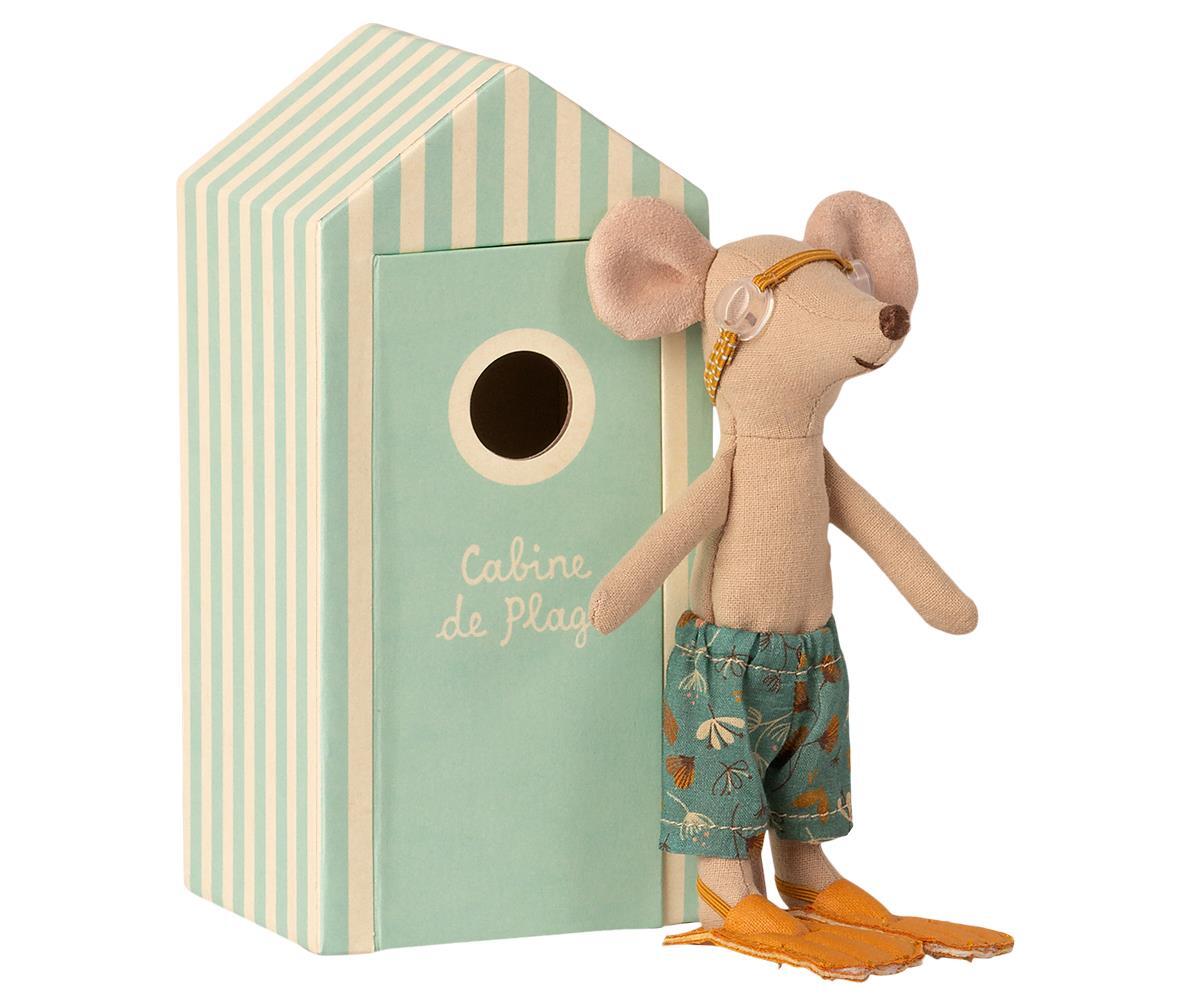 Maileg | Beach Mouse - Big Brother in Cabin