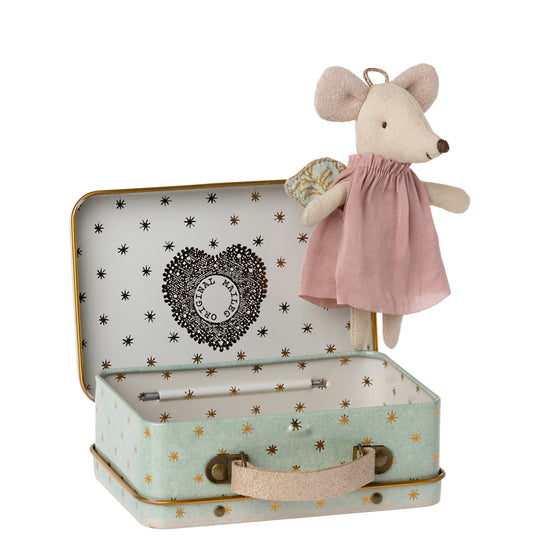 Maileg | Angel Mouse in a Suitcase