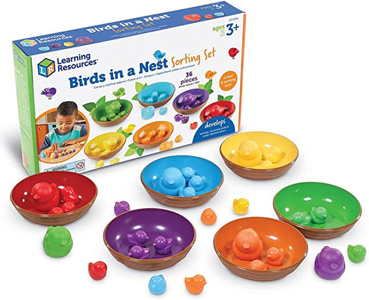Learning Resources | Birds in a Nest Sorting Set