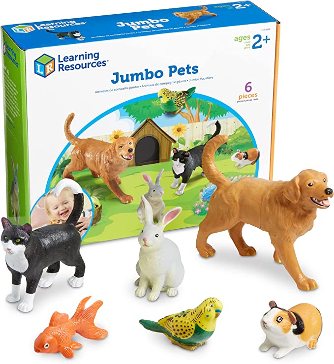Learning Resources | Jumbo Animals - Domestic Pets
