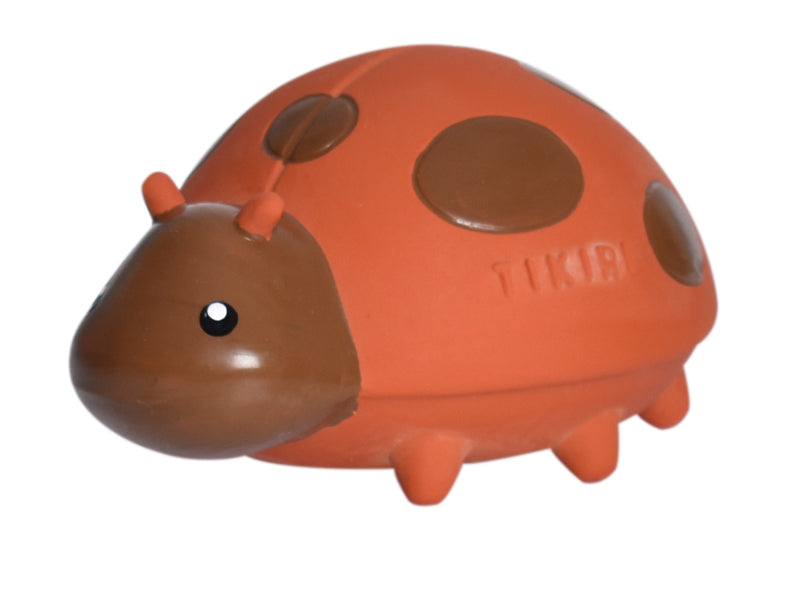 Tikiri | Natural Rubber Rattle and Bath Toy (Ladybug)