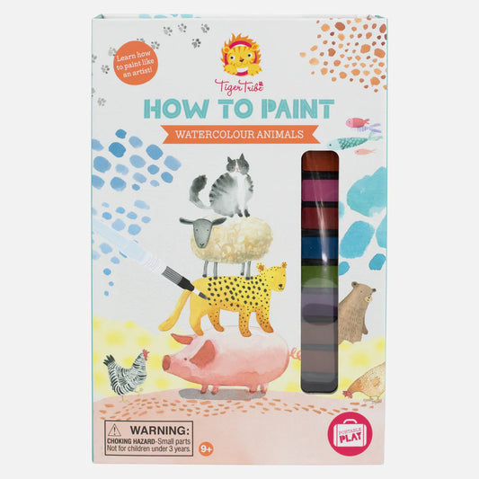 Tiger Tribe |  How to Paint - Watercolour Animals
