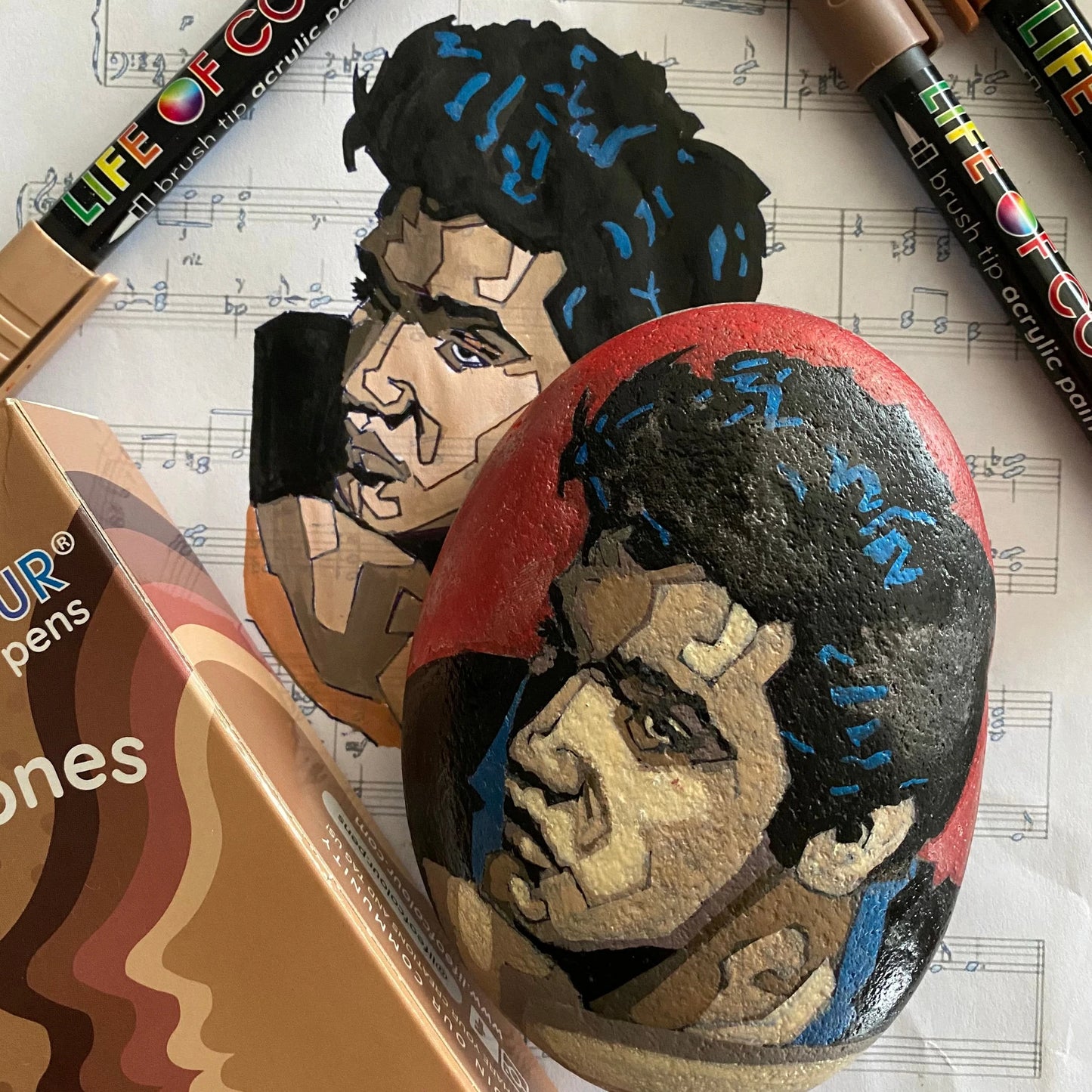 Life Of Colour | Brush Tip Acrylic Paint Pens - Skin Tones