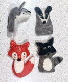 Papoose | Woodland Animal Finger Puppets 4pc