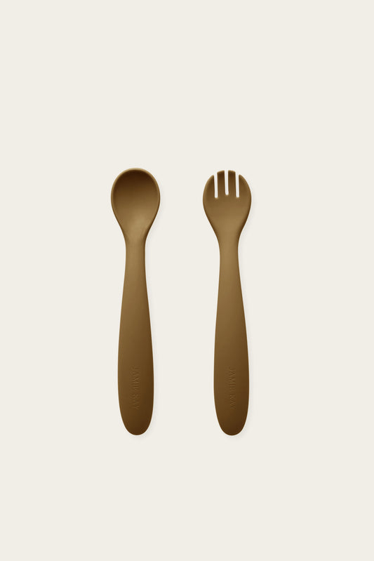 Jamie Kay | Spoon & Fork Set - Honey