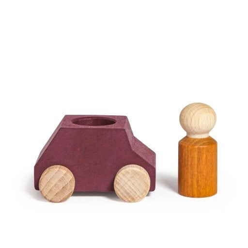 Lubulona | Plum Wooden Car