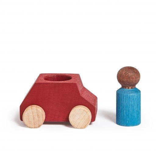 Lubulona | Red Wooden Car