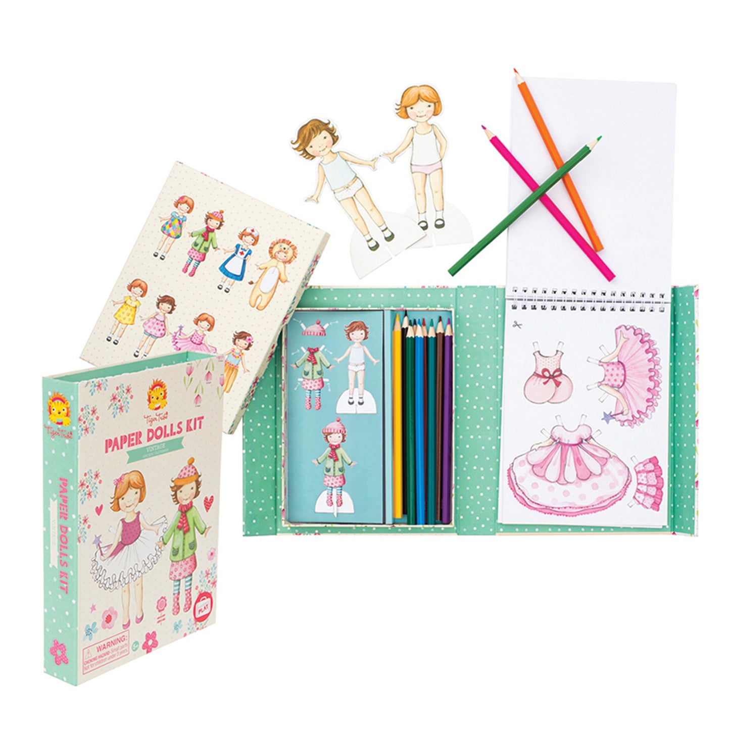 Tiger Tribe |  Paper Dolls Kit - Vintage