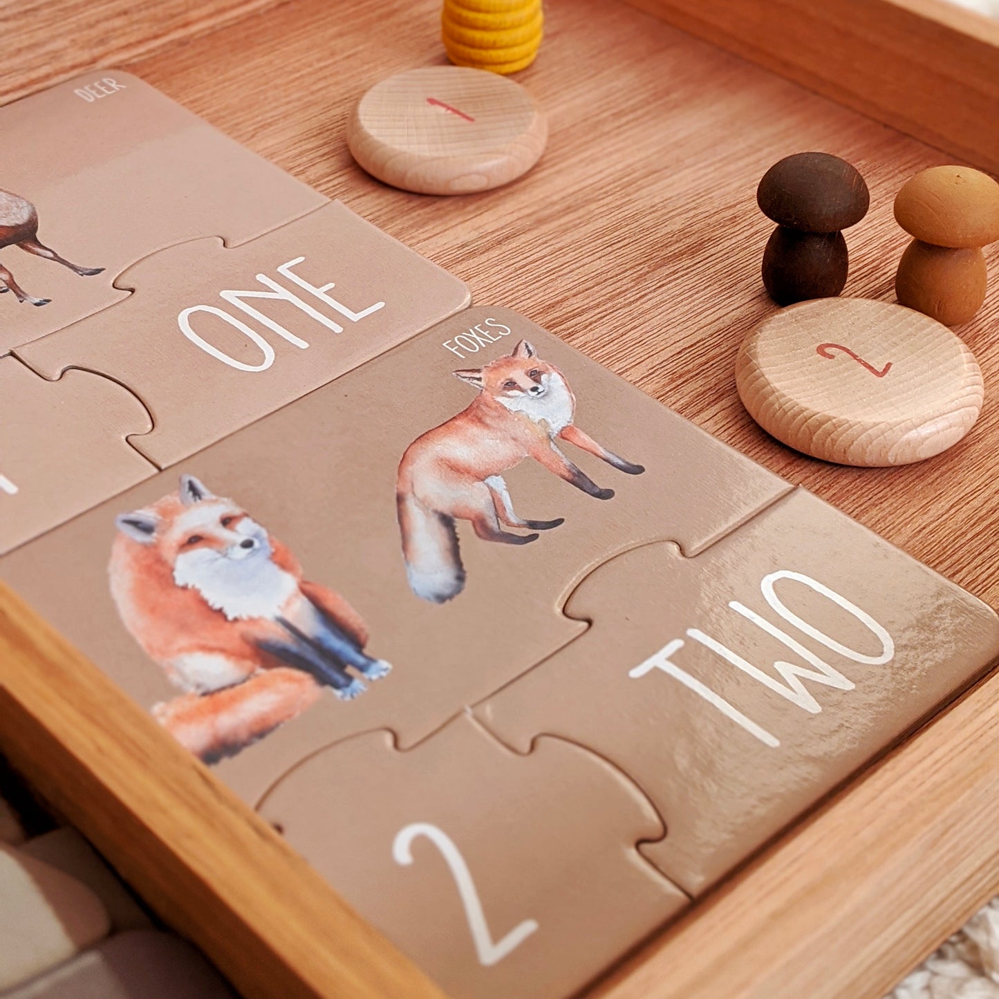 Modern Monty | Woodland Counting Puzzle