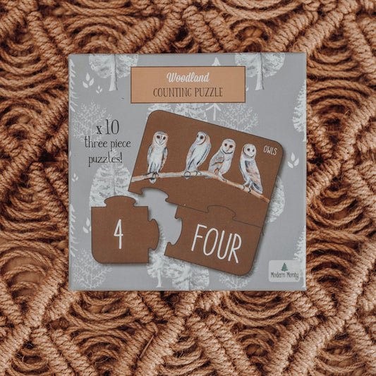 Modern Monty | Woodland Counting Puzzle