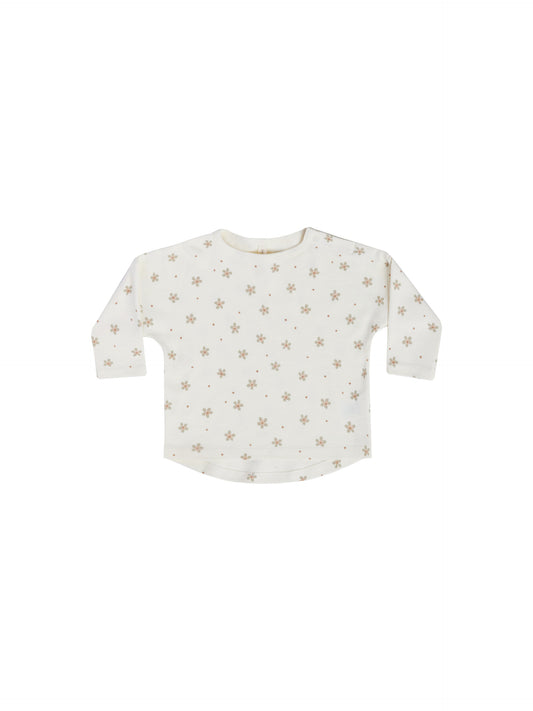 Quincy Mae | Long Sleeve Tee (Dotty Floral)