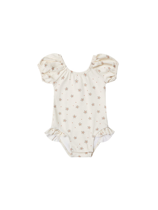 Quincy Mae | Catalina One Piece Swimsuit (Dotty Floral)