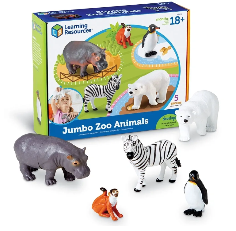 Learning Resources | Jumbo Animals - Zoo