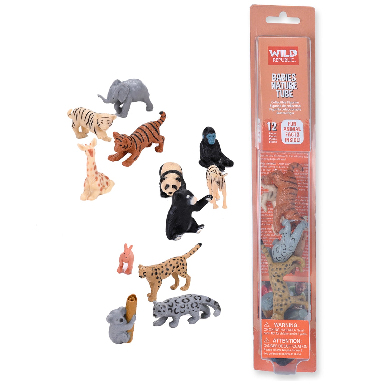 Wild Republic | Nature Tube - Animal Babies Collection