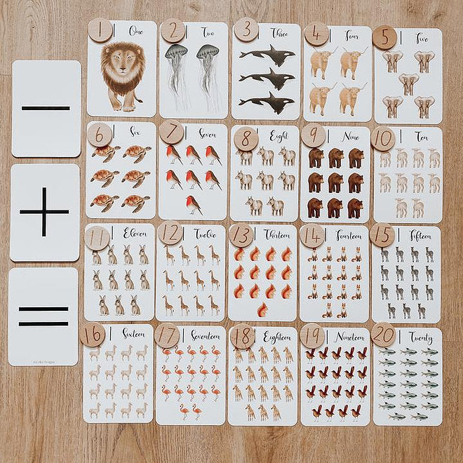 Jo Collier Designs | Natures 123 Flashcards