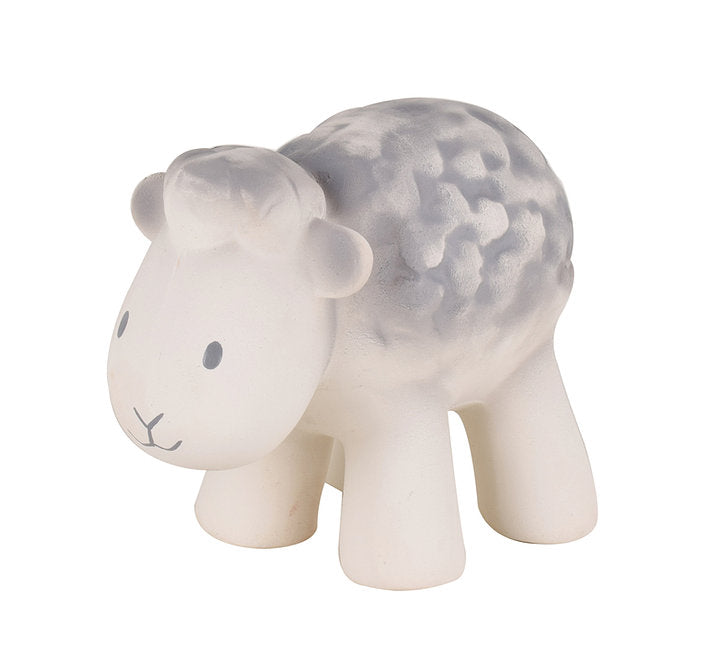 Tikiri | Natural Rubber Rattle and Bath Toy (Sheep)