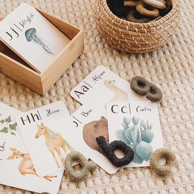 Jo Collier Designs | Natures ABC Flashcards